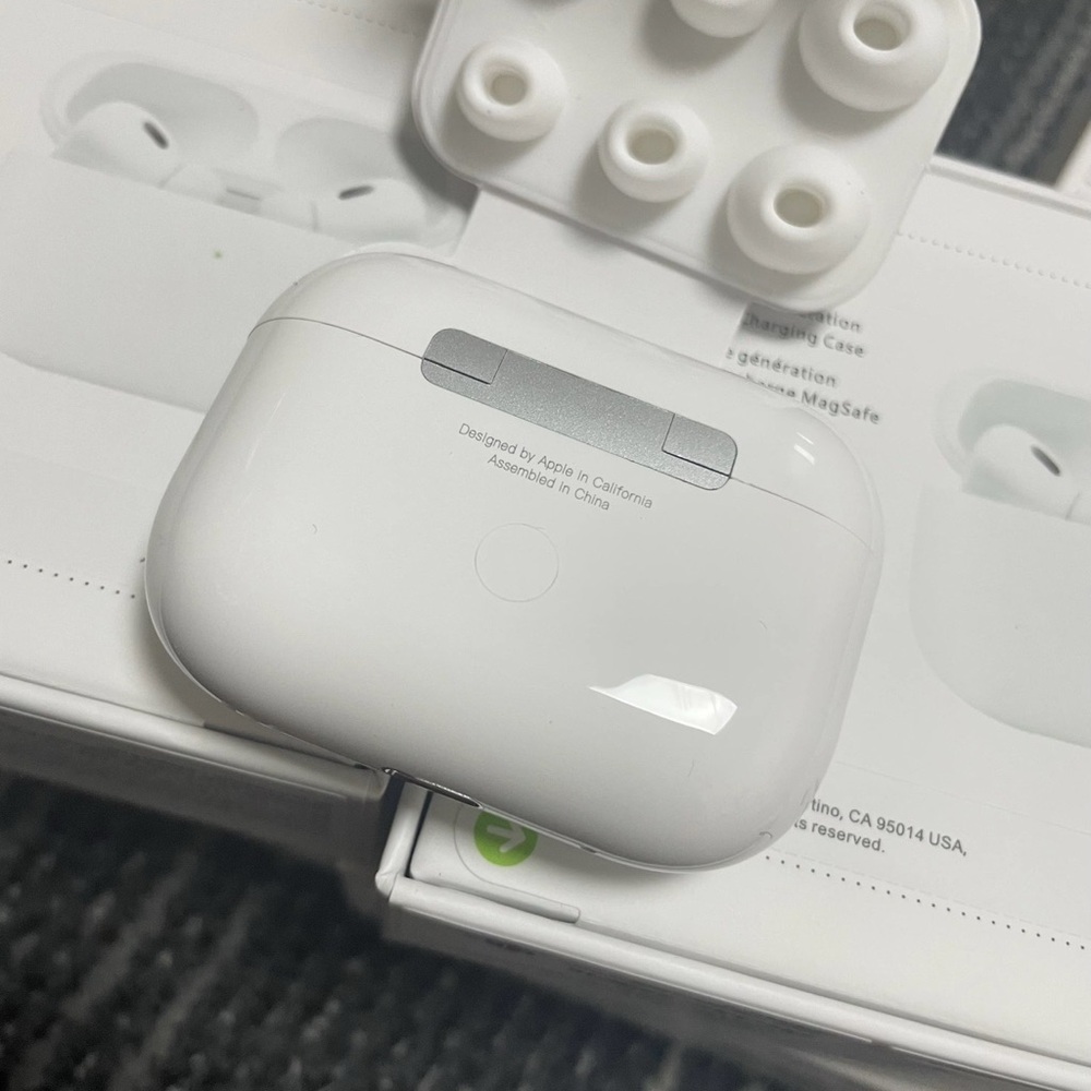 Apple White and Gray AirPods Pro Headset with Charging Case